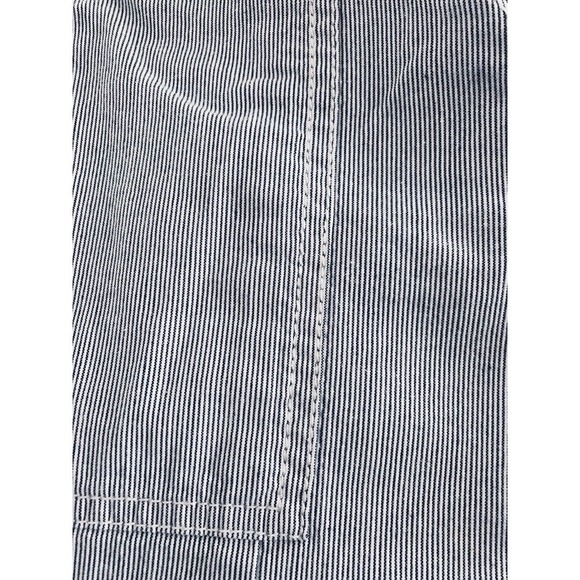 J crew | Womens Pinstripe Pants Size 2 Blue Skinny Ankle City Fit Stretch - Picture 8 of 10